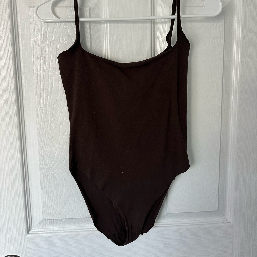 brown skims bodysuit